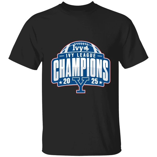 Yale Football 2025 Ivy League Champions Shirt