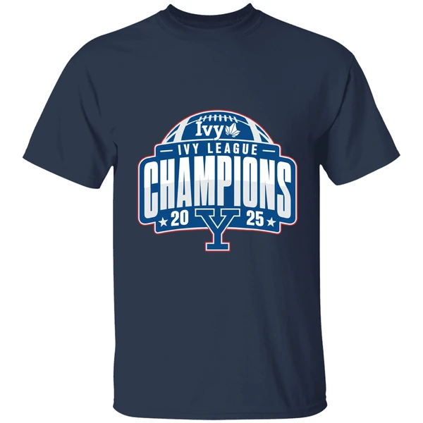 Yale Football 2025 Ivy League Champions Shirt - Image 5