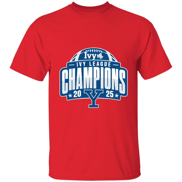 Yale Football 2025 Ivy League Champions Shirt - Image 7