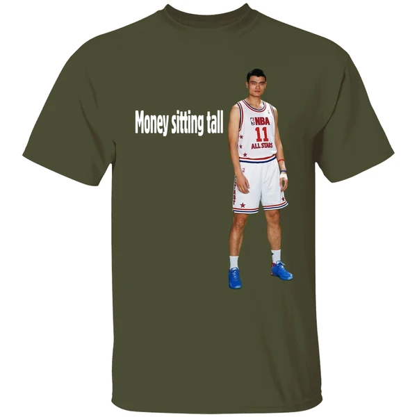 Yao Ming Money Sitting Tall Shirt - Image 4