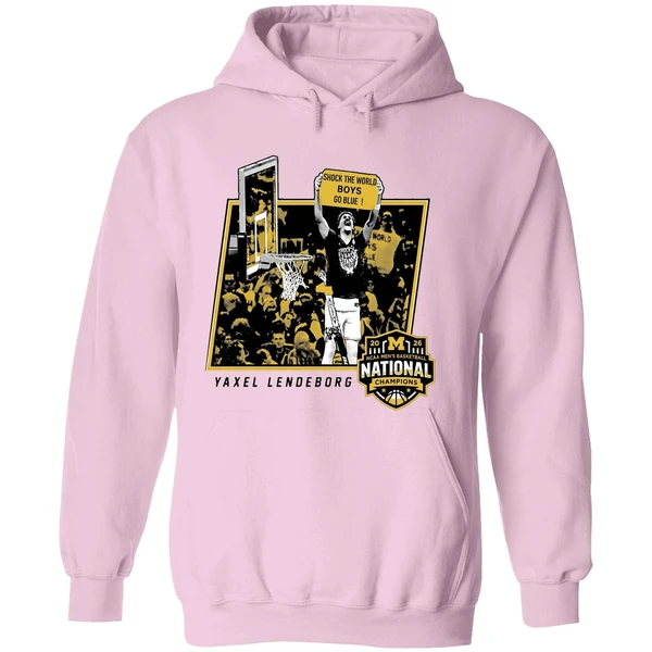 Yaxel Lendeborg Shock The World Boys Michigan Basketball 2026 Hoodie - Image 5