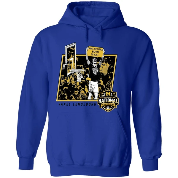 Yaxel Lendeborg Shock The World Boys Michigan Basketball 2026 Hoodie - Image 7