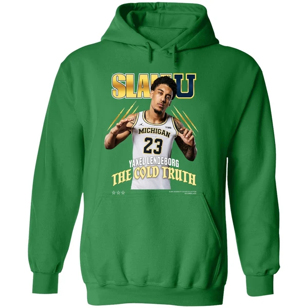 Yaxel Lendeborg The Cold Truth Michigan Wolverines Nba Slam U Hoodie - Image 2