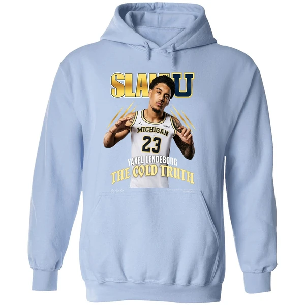 Yaxel Lendeborg The Cold Truth Michigan Wolverines Nba Slam U Hoodie - Image 4