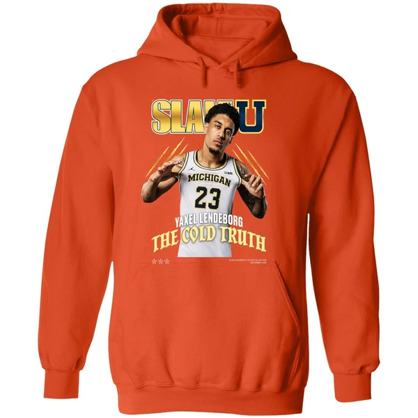 Yaxel Lendeborg The Cold Truth Michigan Wolverines Nba Slam U Hoodie - Image 6