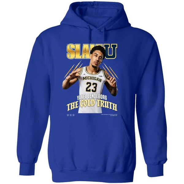 Yaxel Lendeborg The Cold Truth Michigan Wolverines Nba Slam U Hoodie - Image 7