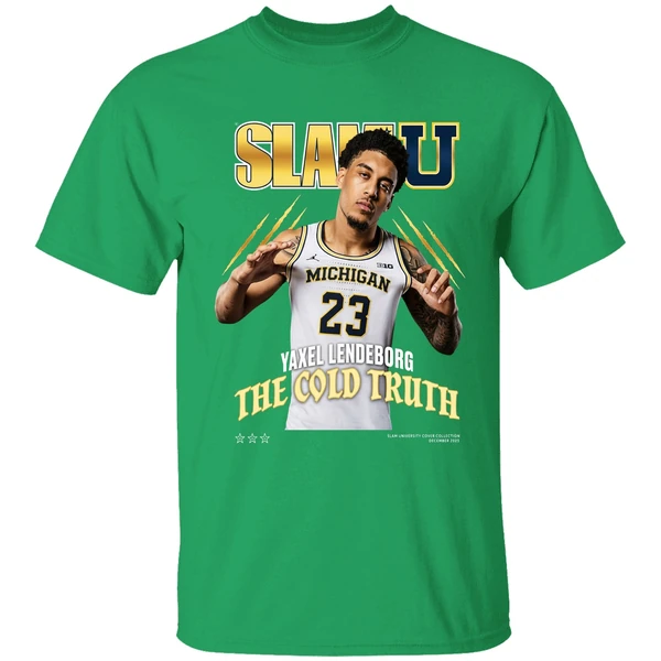 Yaxel Lendeborg The Cold Truth Michigan Wolverines Nba Slam U Shirt - Image 2