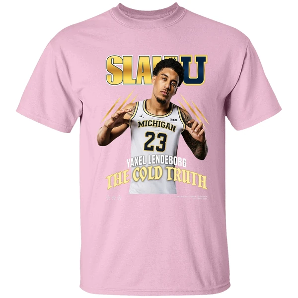 Yaxel Lendeborg The Cold Truth Michigan Wolverines Nba Slam U Shirt - Image 3