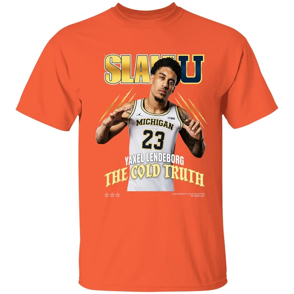 Yaxel Lendeborg The Cold Truth Michigan Wolverines Nba Slam U Shirt - Image 6
