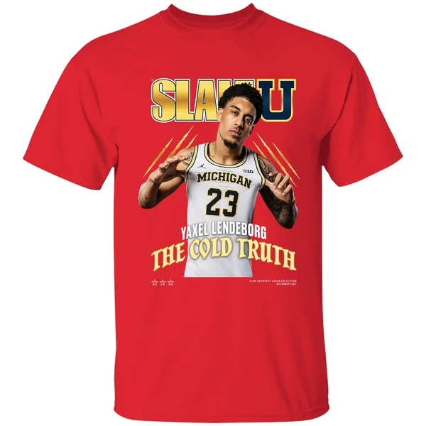 Yaxel Lendeborg The Cold Truth Michigan Wolverines Nba Slam U Shirt - Image 7