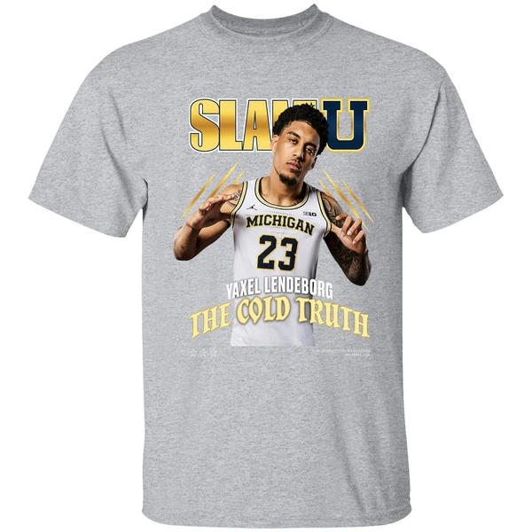 Yaxel Lendeborg The Cold Truth Michigan Wolverines Nba Slam U Shirt - Image 9