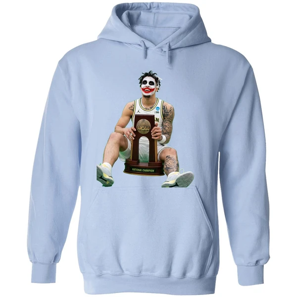 Yaxel Lendeborg The Joker Why So Serious 2026 Michigan Wolverines Ncaa Champions Hoodie - Image 4