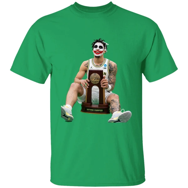 Yaxel Lendeborg The Joker Why So Serious 2026 Michigan Wolverines Ncaa Champions Shirt - Image 2