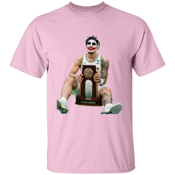 yaxel lendeborg the joker why so serious 2026 michigan wolverines ncaa champions shirt lightpink
