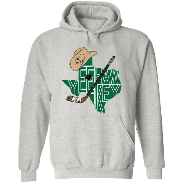 Yee Hawkey Texas Hockey Tees By You Hoodie - Image 9