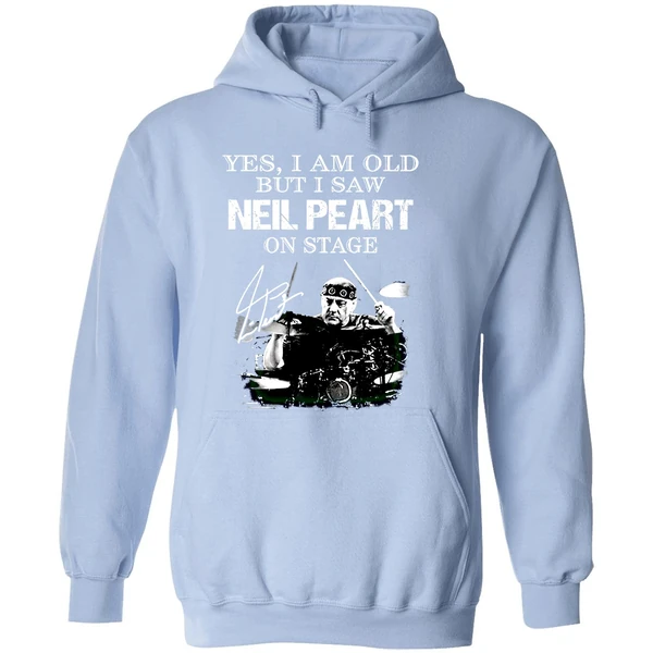 Yes I Am Old But I Saw Neil Peart On Stage Signatures Hoodie - Image 4