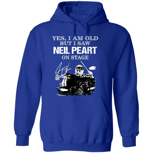 Yes I Am Old But I Saw Neil Peart On Stage Signatures Hoodie - Image 7