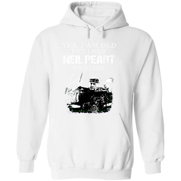 Yes I Am Old But I Saw Neil Peart On Stage Signatures Hoodie - Image 8