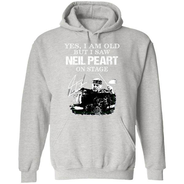 Yes I Am Old But I Saw Neil Peart On Stage Signatures Hoodie - Image 9