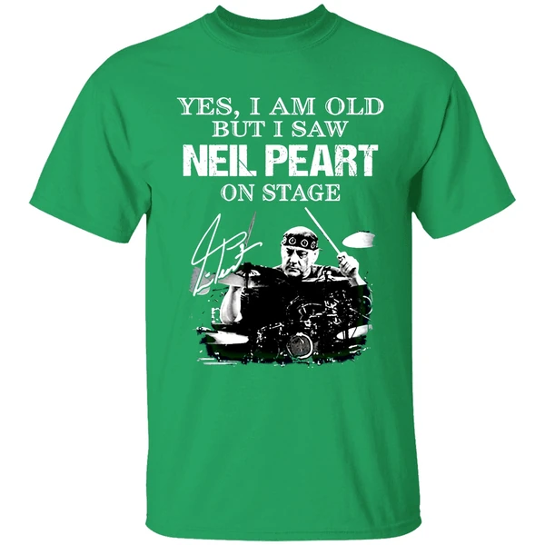 Yes I Am Old But I Saw Neil Peart On Stage Signatures Shirt - Image 2