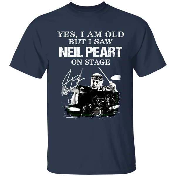 Yes I Am Old But I Saw Neil Peart On Stage Signatures Shirt - Image 5
