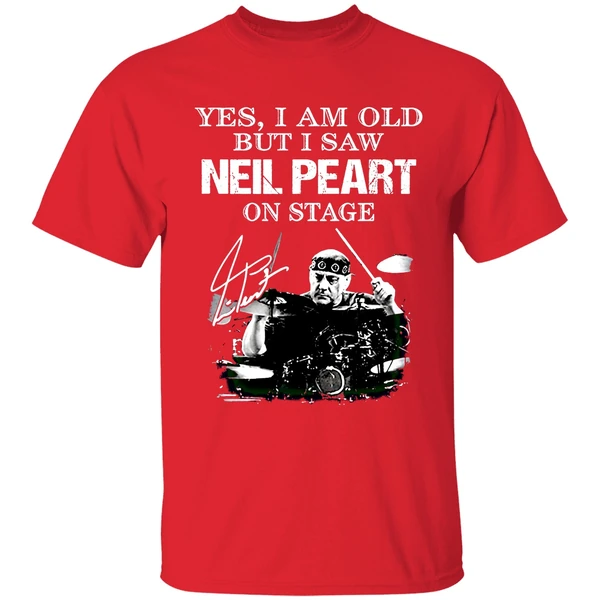 Yes I Am Old But I Saw Neil Peart On Stage Signatures Shirt - Image 7