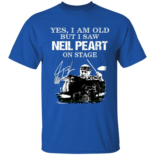 Yes I Am Old But I Saw Neil Peart On Stage Signatures Shirt - Image 8