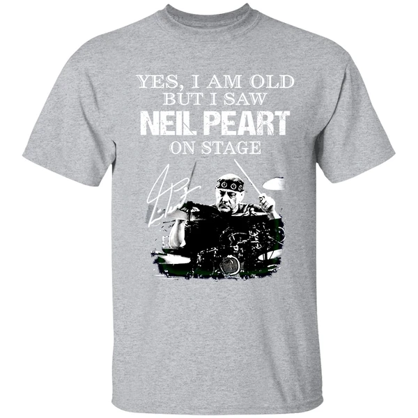 Yes I Am Old But I Saw Neil Peart On Stage Signatures Shirt - Image 9