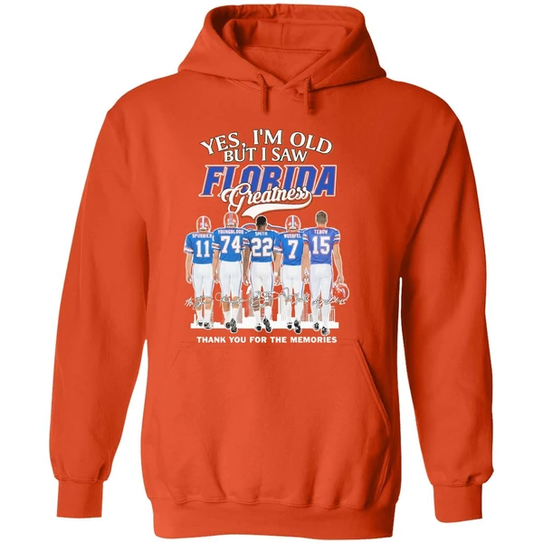 Yes Im Old But I Saw Florida Greatness Team Player Hoodie - Image 6