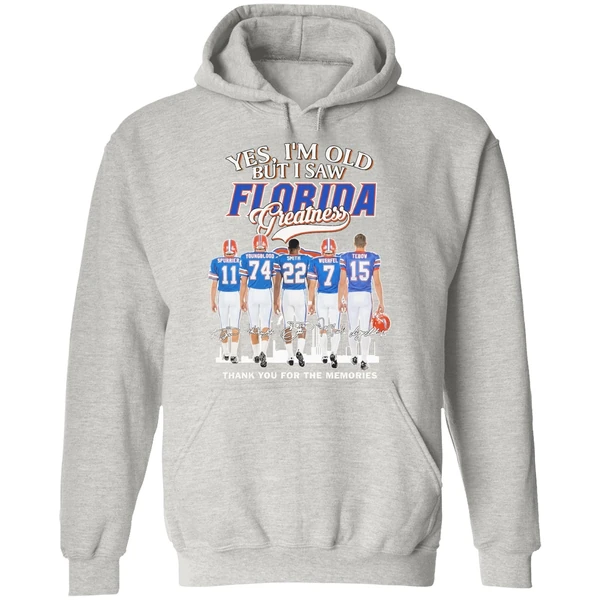 Yes Im Old But I Saw Florida Greatness Team Player Hoodie - Image 9