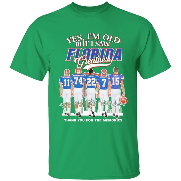 Yes Im Old But I Saw Florida Greatness Team Player Shirt - Image 2