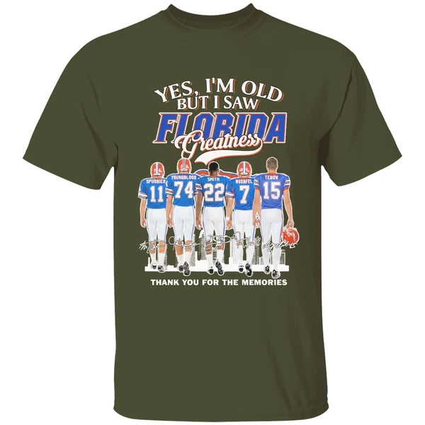 Yes Im Old But I Saw Florida Greatness Team Player Shirt - Image 4