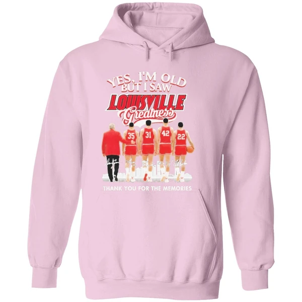 Yes Im Old But I Saw Louisville Cardinals Basketball Hoodie - Image 5