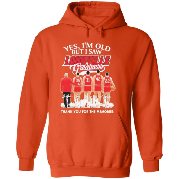 Yes Im Old But I Saw Louisville Cardinals Basketball Hoodie - Image 6