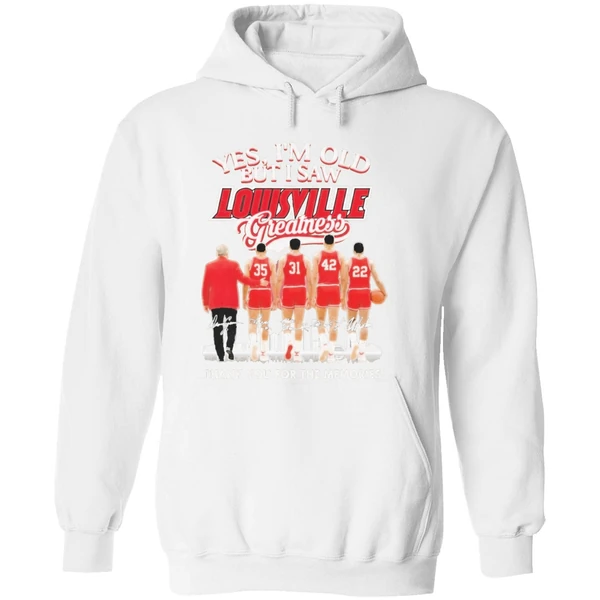 Yes Im Old But I Saw Louisville Cardinals Basketball Hoodie - Image 8
