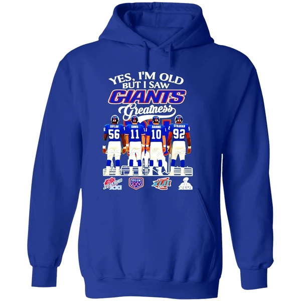 Yes Im Old But I Saw New York Giants Greatness Signature Hoodie - Image 7