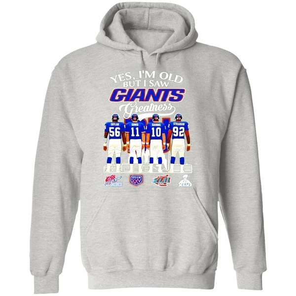 Yes Im Old But I Saw New York Giants Greatness Signature Hoodie - Image 9