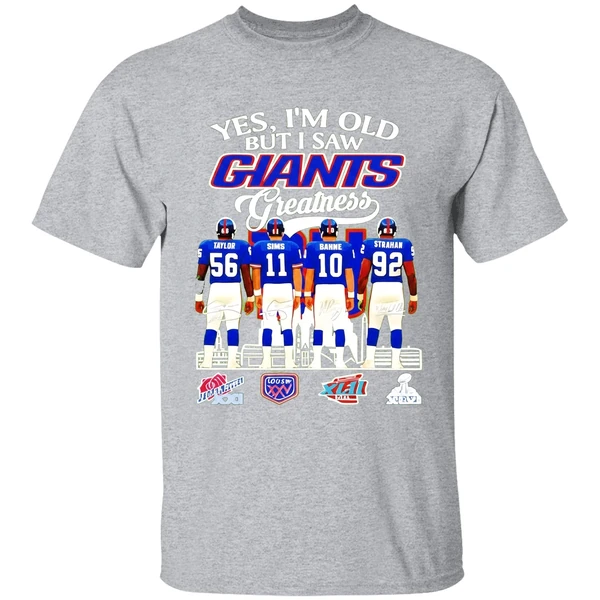 Yes Im Old But I Saw New York Giants Greatness Signature Shirt - Image 9