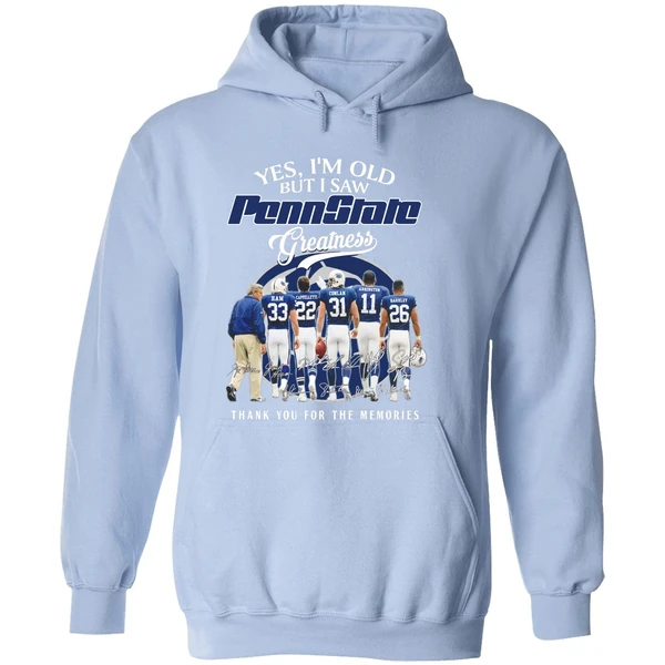 Yes Im Old But I Saw Pennstate Greatness Thank You For The Memories Hoodie - Image 4