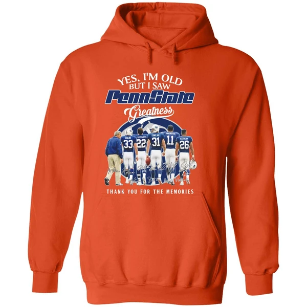 Yes Im Old But I Saw Pennstate Greatness Thank You For The Memories Hoodie - Image 6