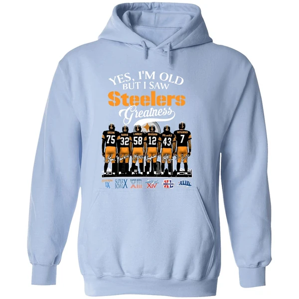Yes Im Old But I Saw Pittsburgh Steelers Greatness 2025 Hoodie - Image 4