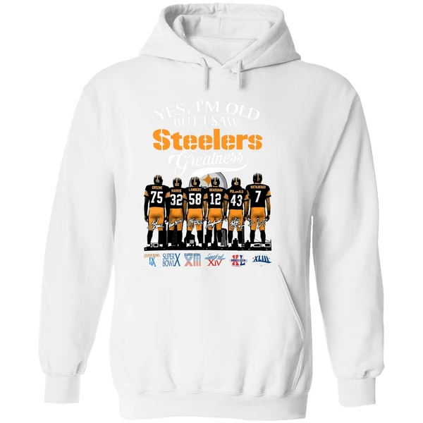 Yes Im Old But I Saw Pittsburgh Steelers Greatness 2025 Hoodie - Image 8