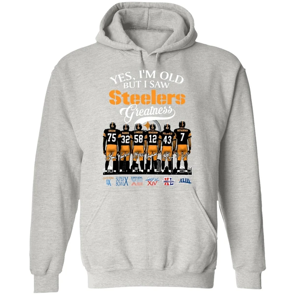 Yes Im Old But I Saw Pittsburgh Steelers Greatness 2025 Hoodie - Image 9