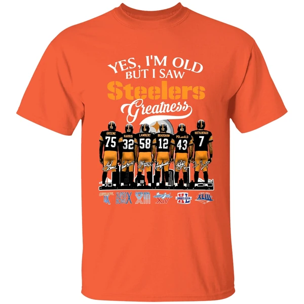 Yes Im Old But I Saw Pittsburgh Steelers Greatness 2025 Shirt - Image 6