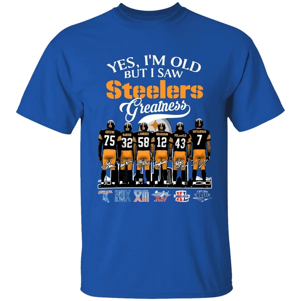 Yes Im Old But I Saw Pittsburgh Steelers Greatness 2025 Shirt - Image 8