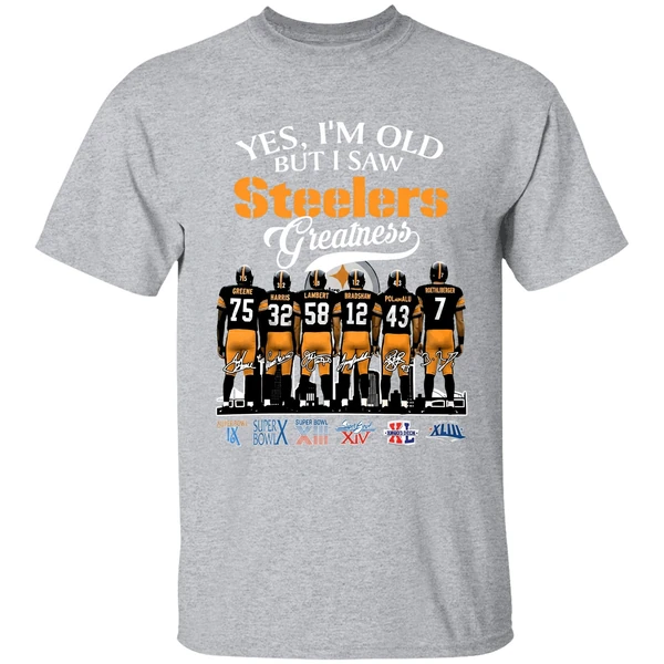 Yes Im Old But I Saw Pittsburgh Steelers Greatness 2025 Shirt - Image 9