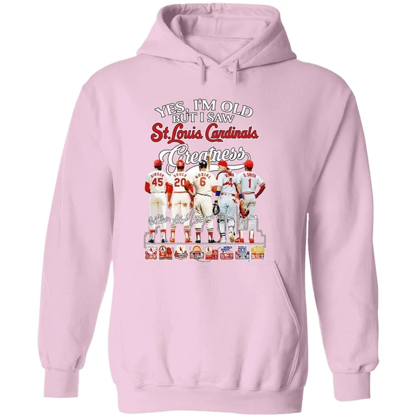 Yes Im Old But I Saw St Louis Cardinals Greatness Signatures Hoodie - Image 5