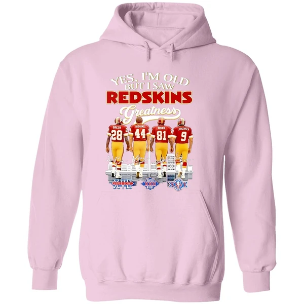 Yes Im Old But I Saw Washington Redskins Greatness Player Signature Hoodie - Image 5