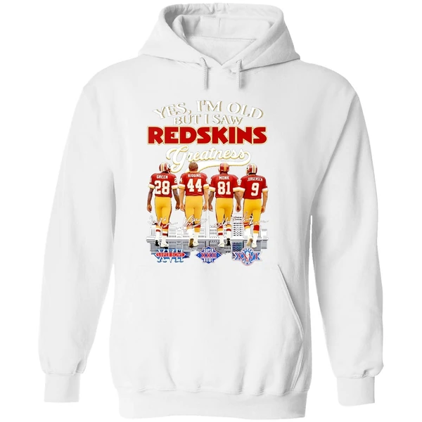 Yes Im Old But I Saw Washington Redskins Greatness Player Signature Hoodie - Image 8
