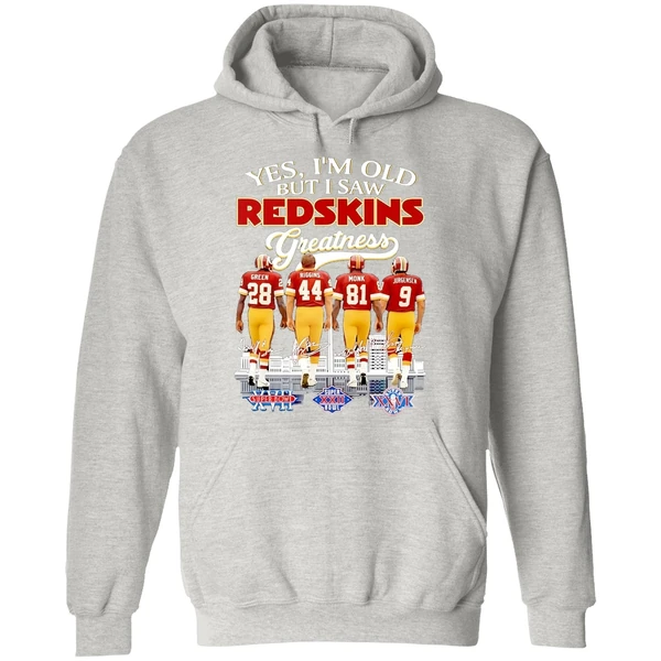 Yes Im Old But I Saw Washington Redskins Greatness Player Signature Hoodie - Image 9